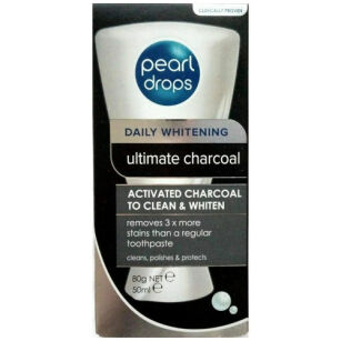 Pearl Drops Daily Whitening Ultimate Charcoal Zahnpasta, 50 ml