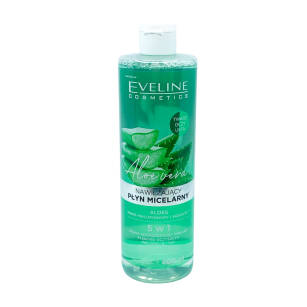 Eveline Feuchtigkeitsspendende Mizellenflüssigkeit 5 in 1 Aloe Vera 400 ml