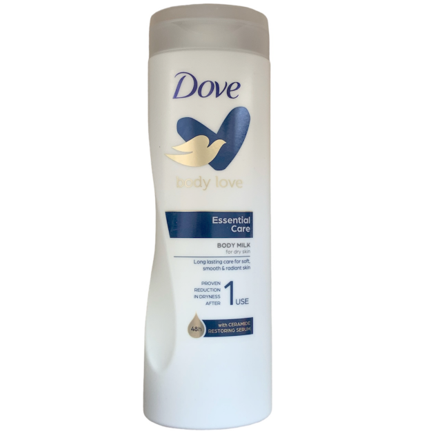 Dove Body Love Essentail Care Körpermilch für trockene Haut 400 ml