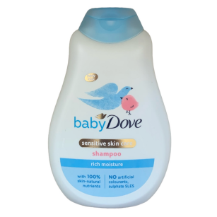 Dove Baby Reichhaltiges Kindershampoo zur Pflege empfindlicher Kopfhaut, 400 ml