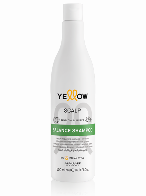 ALFAPARF Yellow Scalp Balance Shampoo für fettiges Haar 500ml