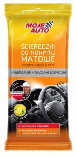 Moje Auto Matte Cockpit-Tücher Zitrone 24 Stück