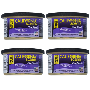 4x California Scents Duftdose Monterey Vanilla 42g